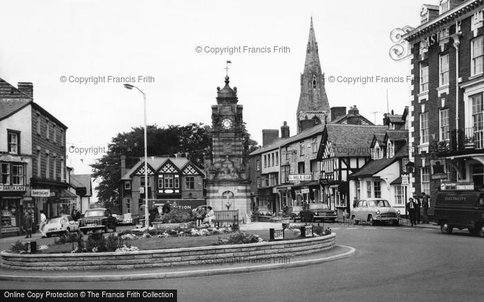 Photo of Ruthin, Market Square c.1965