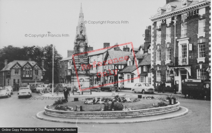 Photo of Ruthin, Market Square c.1965