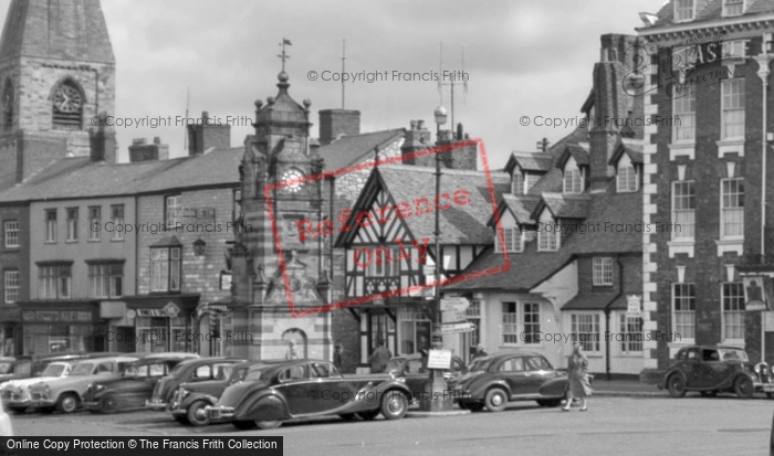 Photo of Ruthin, St Peter's Square 1956