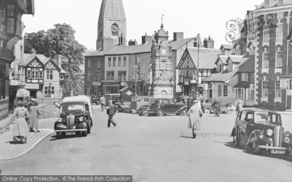 Photo of Ruthin, St Peter's Square And Clock Tower c.1939