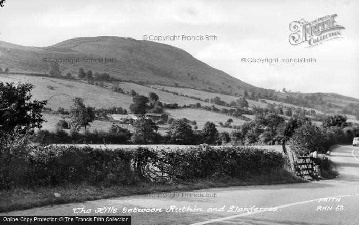 Photo of Ruthin, The Hills c.1960