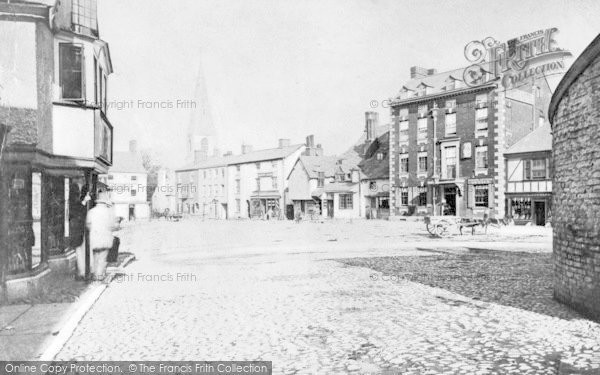 Photo of Ruthin, The Square c.1880