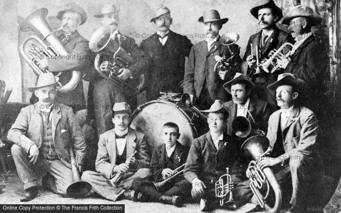 Photo of Ruthin, The Town Band c.1914