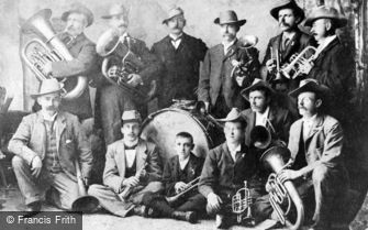 Ruthin, the Town Band c1914