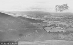 Vale Of Clwyd From Moel Famau c.1955, Ruthin