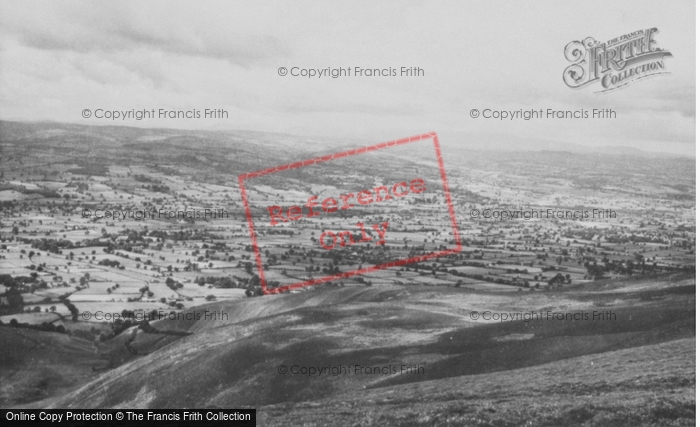 Photo of Ruthin, View From Moel Famau c.1960