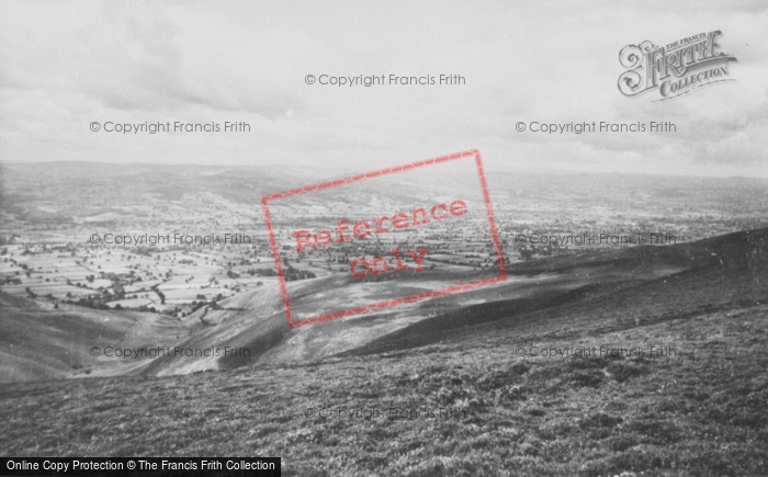 Photo of Ruthin, View From Moel Famau c.1960