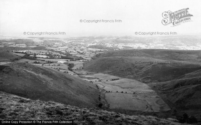 Photo of Ruthin, View From Moel Famau Looking East c.1960