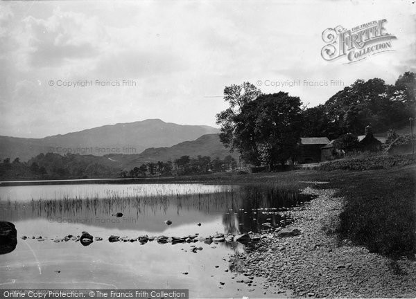 Photo of Rydal, Coleridge's House, Rydal Water 1886
