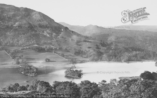 Photo of Rydal, Rydal Water From Loughrigg 1886