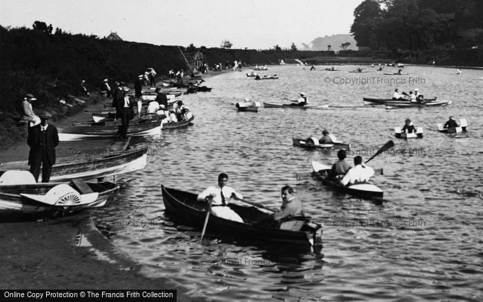 Photo of Ryde, Boating, The Canoe Lake 1918
