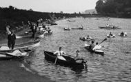 Boating, The Canoe Lake 1918, Ryde