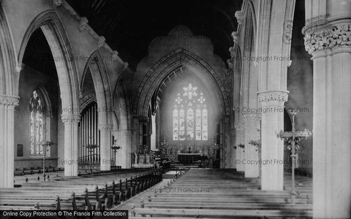 Photo of Ryde, Parish Church Interior 1892