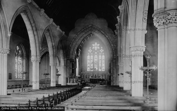 Photo of Ryde, Parish Church Interior 1892