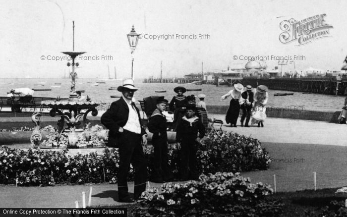 Photo of Ryde, People In Western Esplanade Gardens 1904