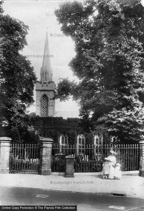 Photo of Ryde, St Thomas Church 1908