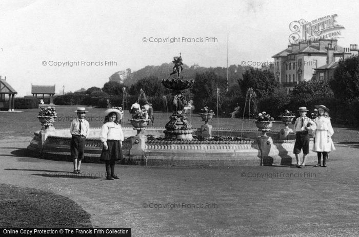 Photo of Ryde, The Fountain, Esplanade Gardens 1904