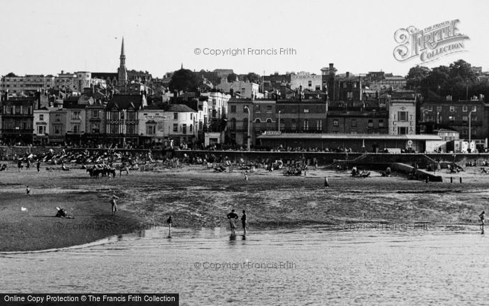 Photo of Ryde, West Beach c.1955