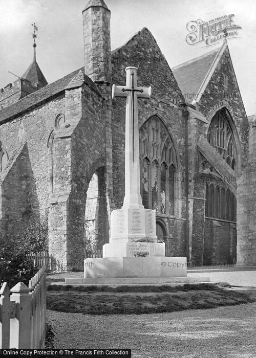 Photo of Rye, Parish Church Of St Mary And War Memorial 1921