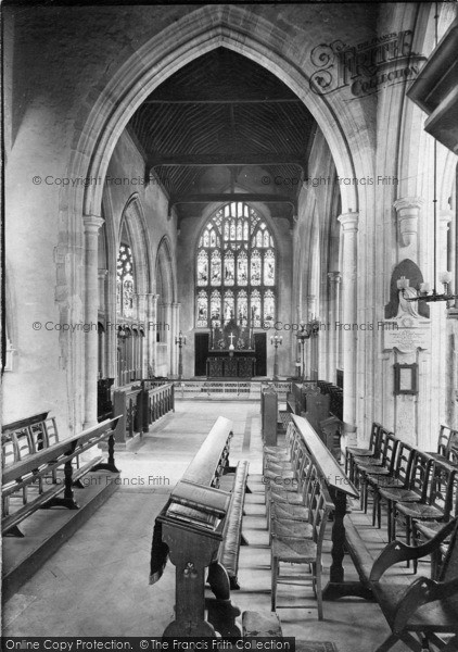 Photo of Rye, Parish Church Of St Mary, Chancel 1912