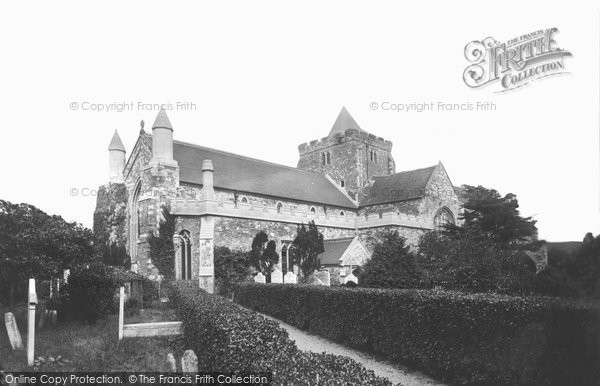 Photo of Rye, St Mary's Church 1888