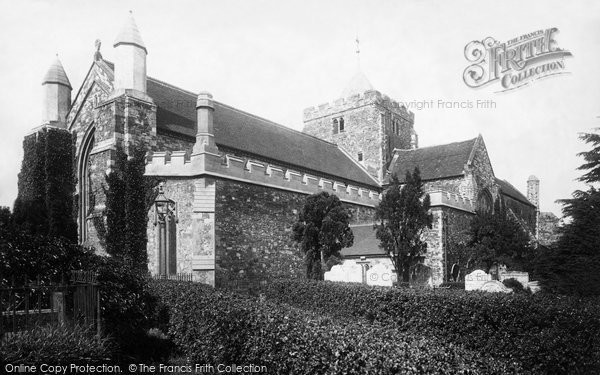 Photo of Rye, St Mary's Church 1890