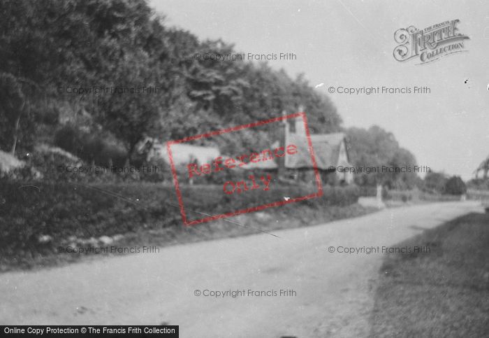 Photo of Rye, The Cliff And Cottage 1888