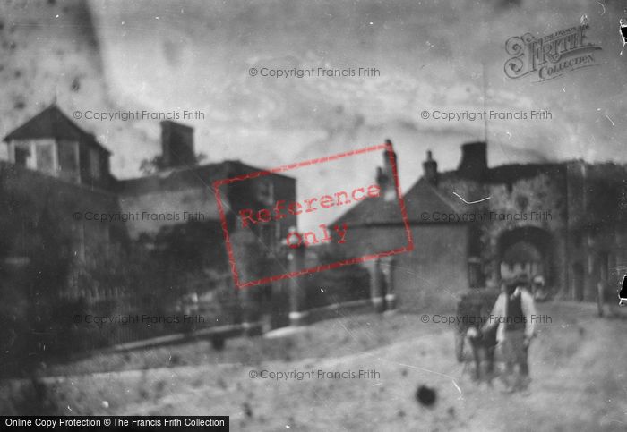 Photo of Rye, The Landgate From The Cliff 1888