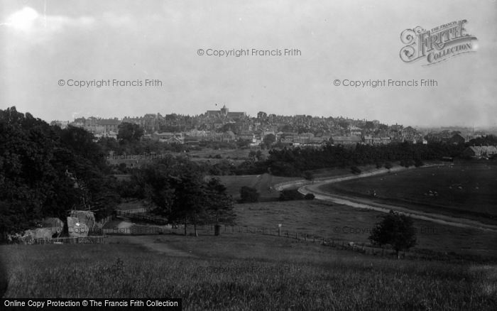 Photo of Rye, View From Leasam Hill 1925