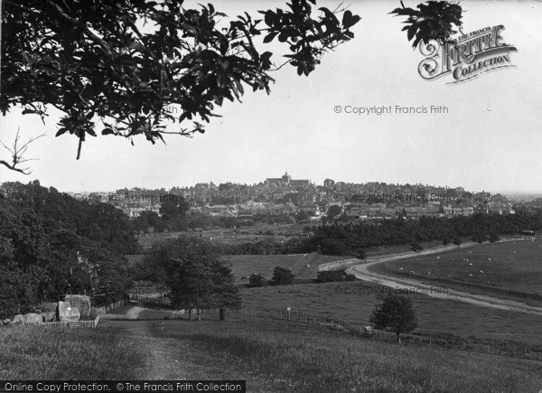 Photo of Rye, View From Leasam Hill 1925