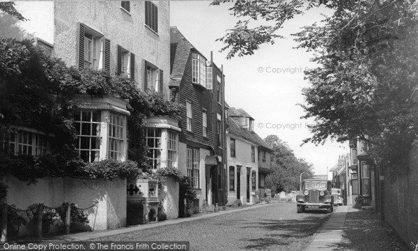 Photo of Rye, Watchbell Street c.1955