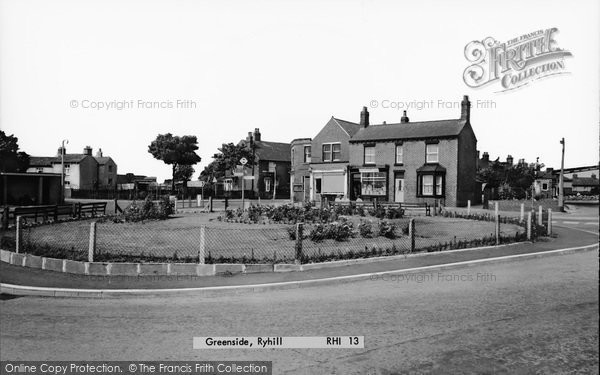 Photo of Ryhill, Greenside c.1960