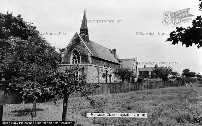 Photo of Ryhill, St James' Church c.1960