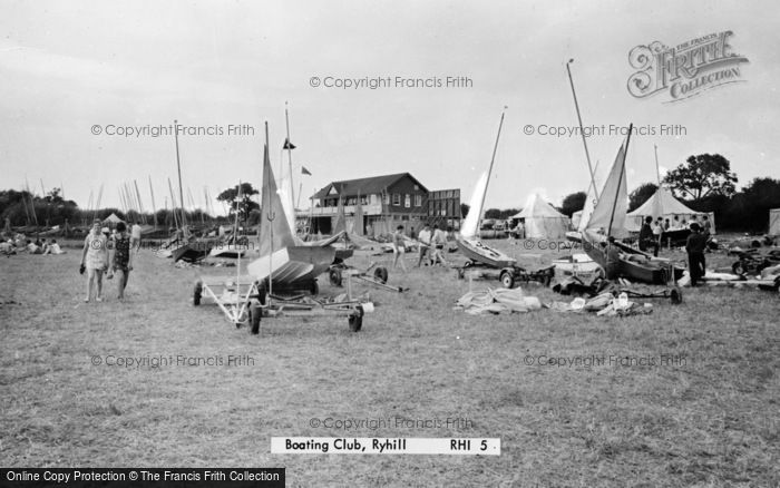 Photo of Ryhill, The Boating Club c.1960