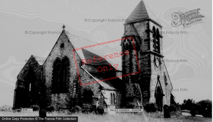 Photo of Ryhope, St Paul's Church c.1960