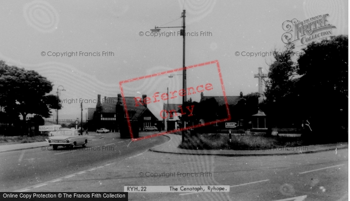 Photo of Ryhope, The Cenotaph c.1965