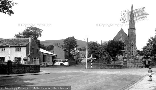 Photo of Sabden, Wesleyan Church And Wesley Street c.1960