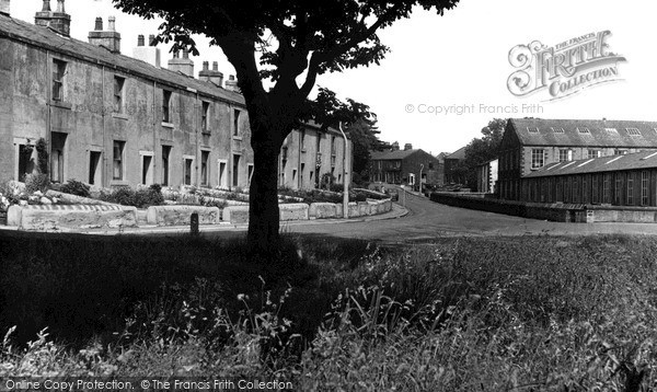 Photo of Sabden, Whalley Road from Stuttards Mill c1955