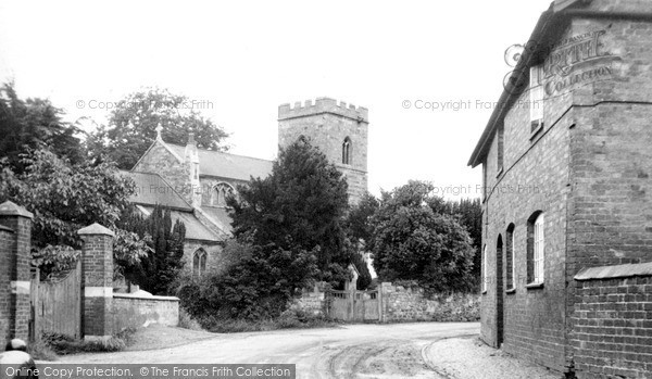 Photo of Saddington, St Helen's Church c.1955