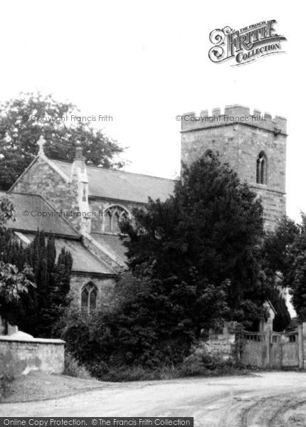 Photo of Saddington, St Helen's Church c.1955
