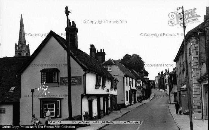 Photo of Saffron Walden, Bridge Street And Eight Bells c.1965