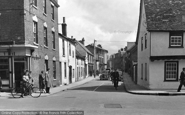 Photo of Saffron Walden, George Street c.1950