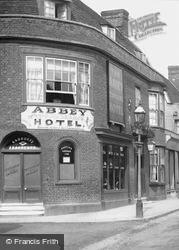 High Street, Abbey Hotel 1907, Saffron Walden