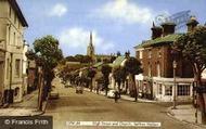 High Street And Church c.1965, Saffron Walden