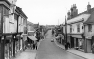 High Street And War Memorial c.1965, Saffron Walden