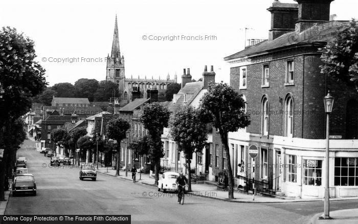 Photo of Saffron Walden, High Street c.1965