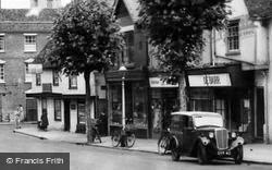 High Street Shops 1937, Saffron Walden