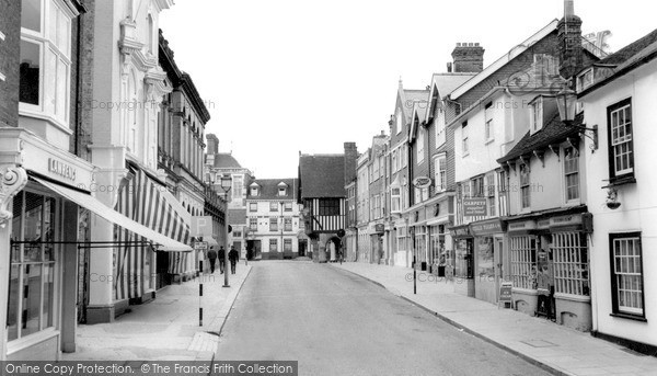 Photo of Saffron Walden, King Street c.1960