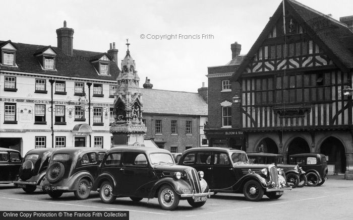 Photo of Saffron Walden, Market Place c.1955
