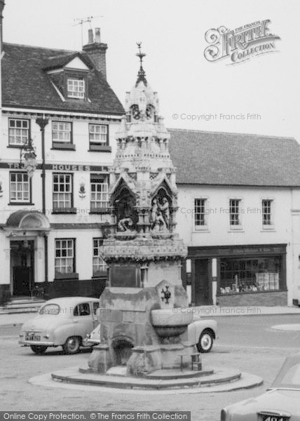 Photo of Saffron Walden, Market Place, Drinking Fountain c.1965